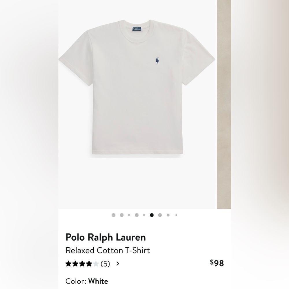 Polo by Ralph Lauren Classic White Tee